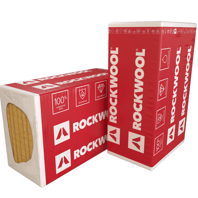 Утеплитель Роквул Венти Баттс Д Оптима 140х600х1000