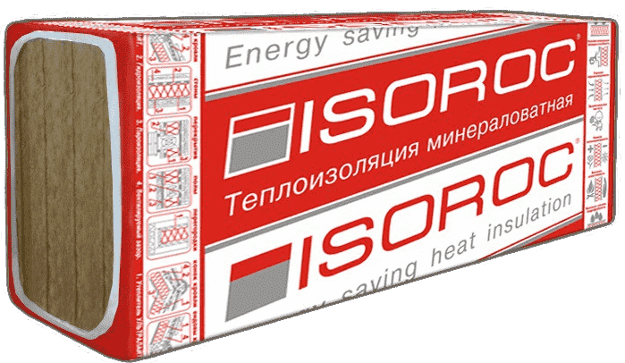 Утеплитель ISOROC Изофлор 1000х600х40 мм